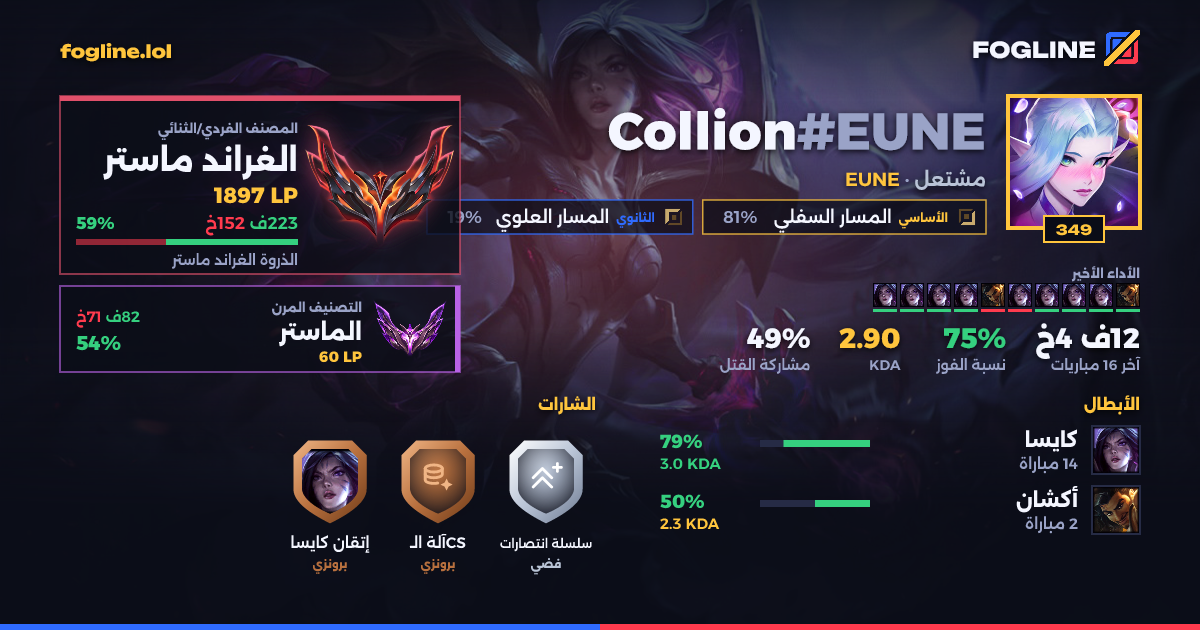 بطاقة المشاركة