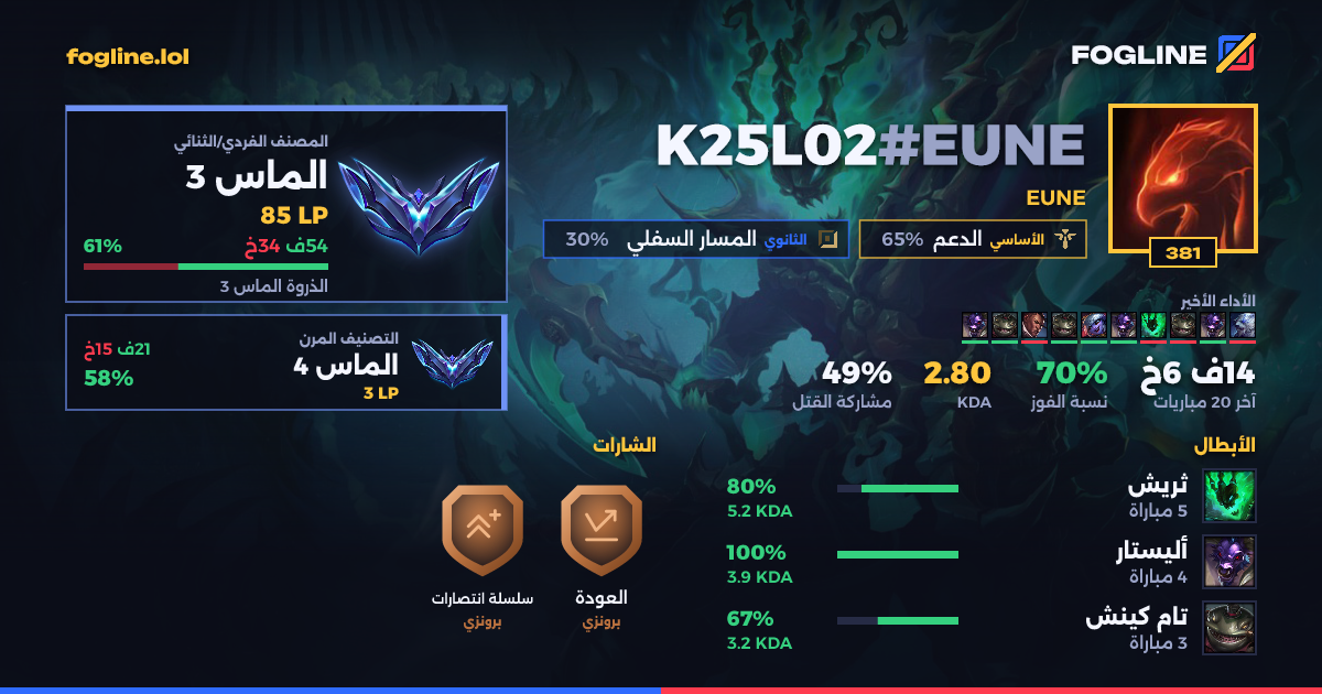 بطاقة المشاركة