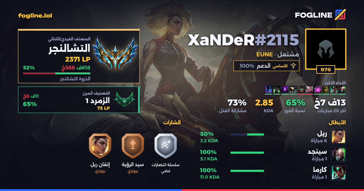 بطاقة المشاركة