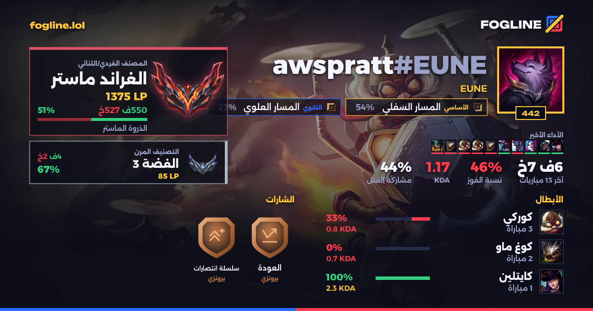 بطاقة المشاركة
