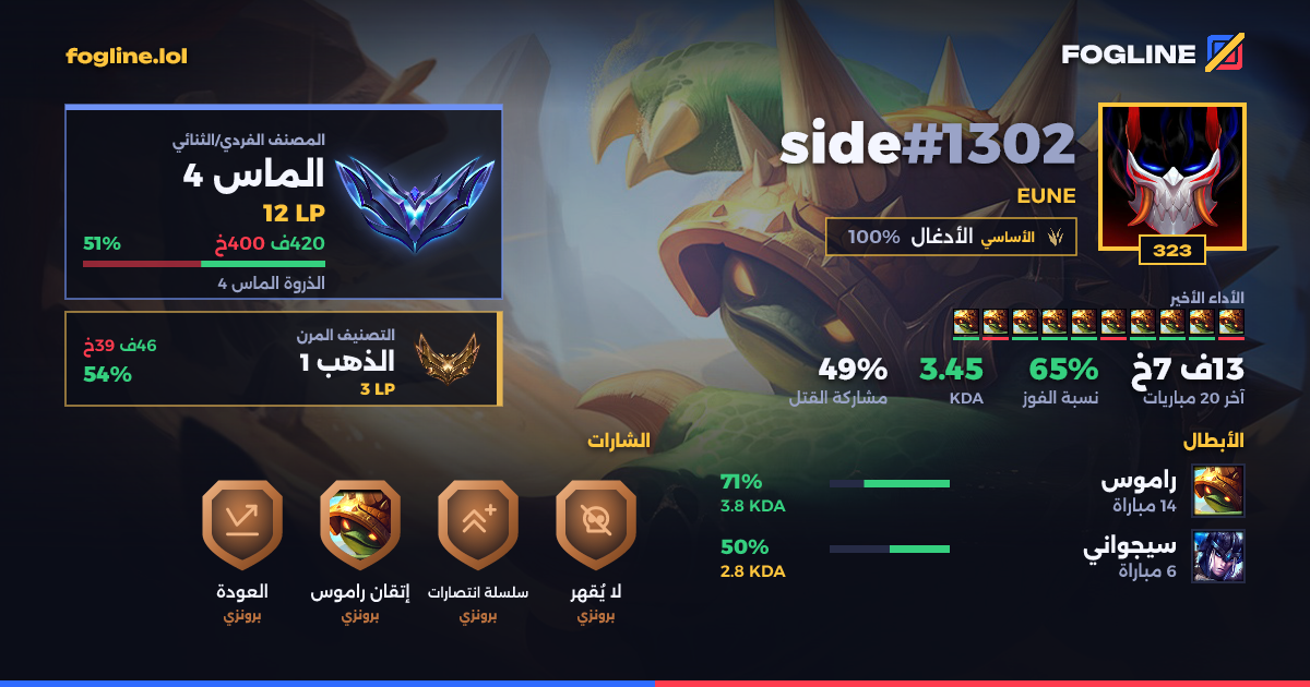 بطاقة المشاركة