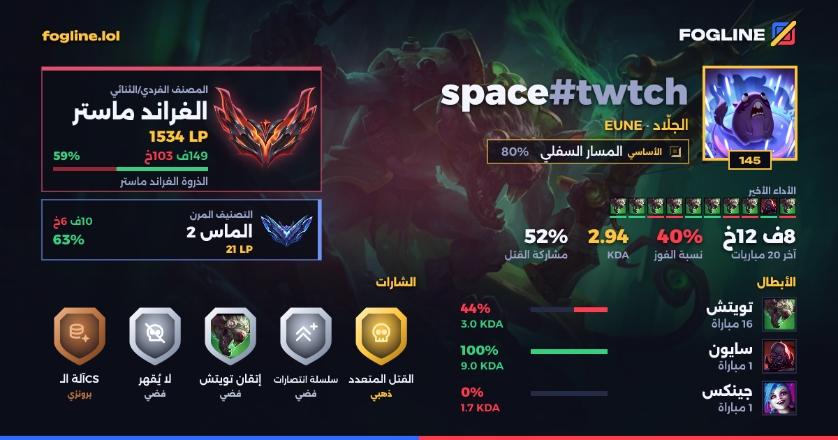 بطاقة المشاركة