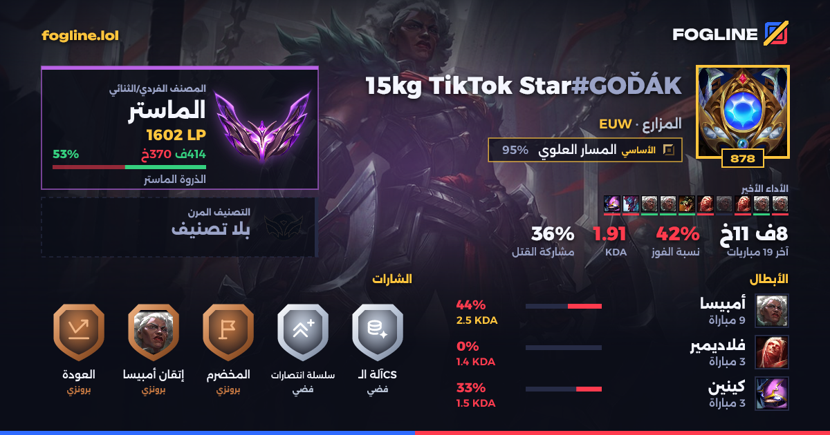 بطاقة المشاركة