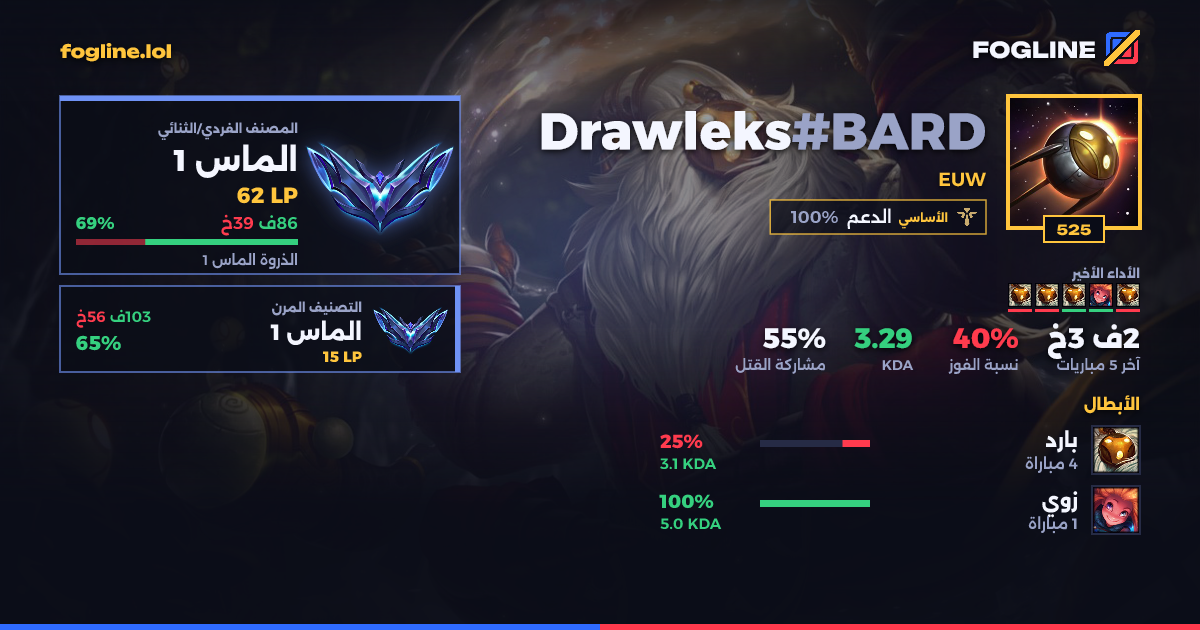 بطاقة المشاركة