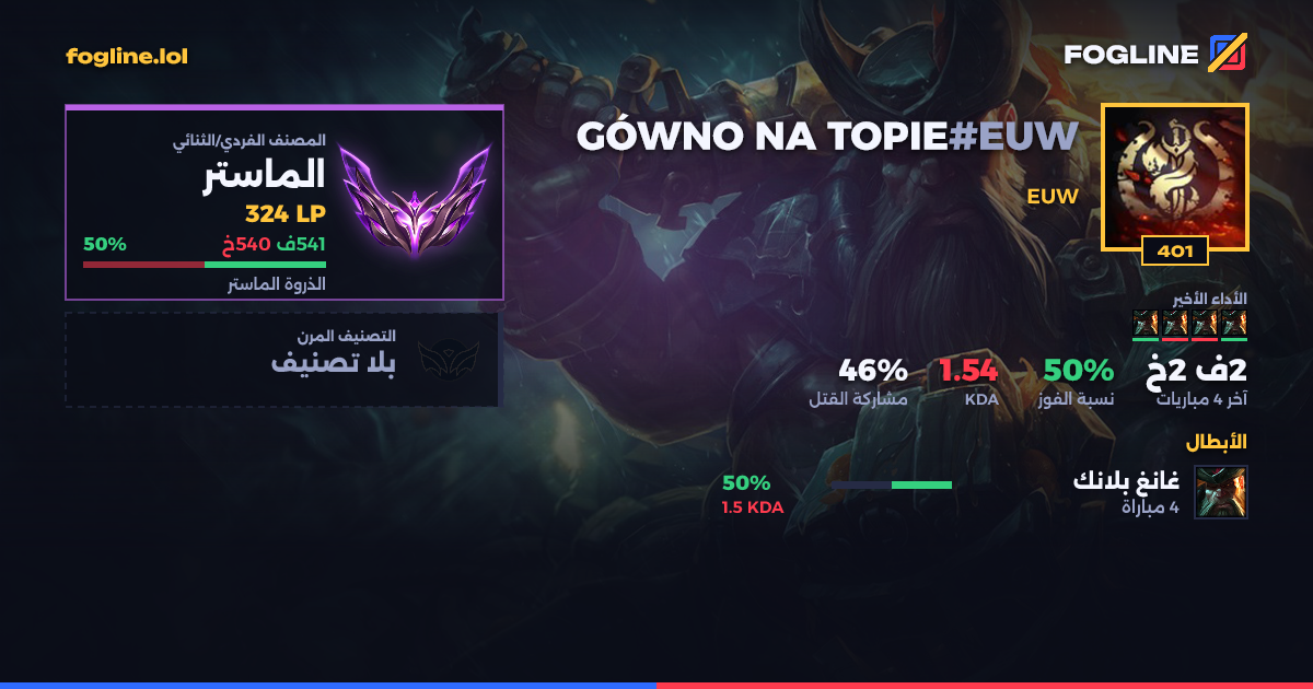 بطاقة المشاركة