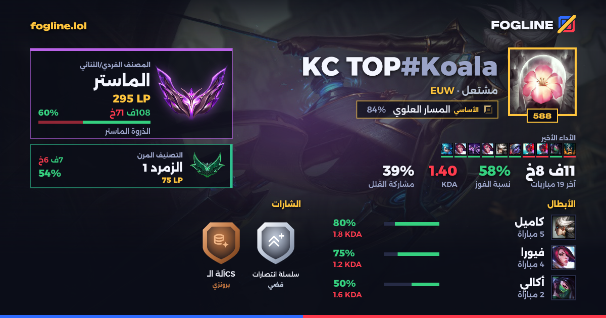 بطاقة المشاركة