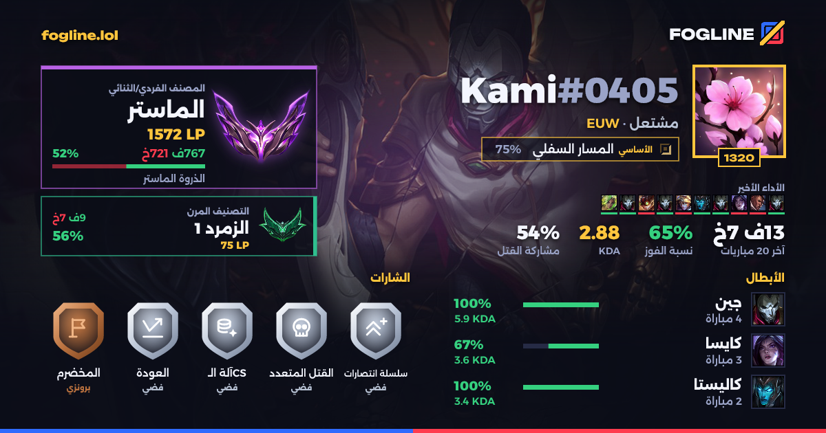 بطاقة المشاركة
