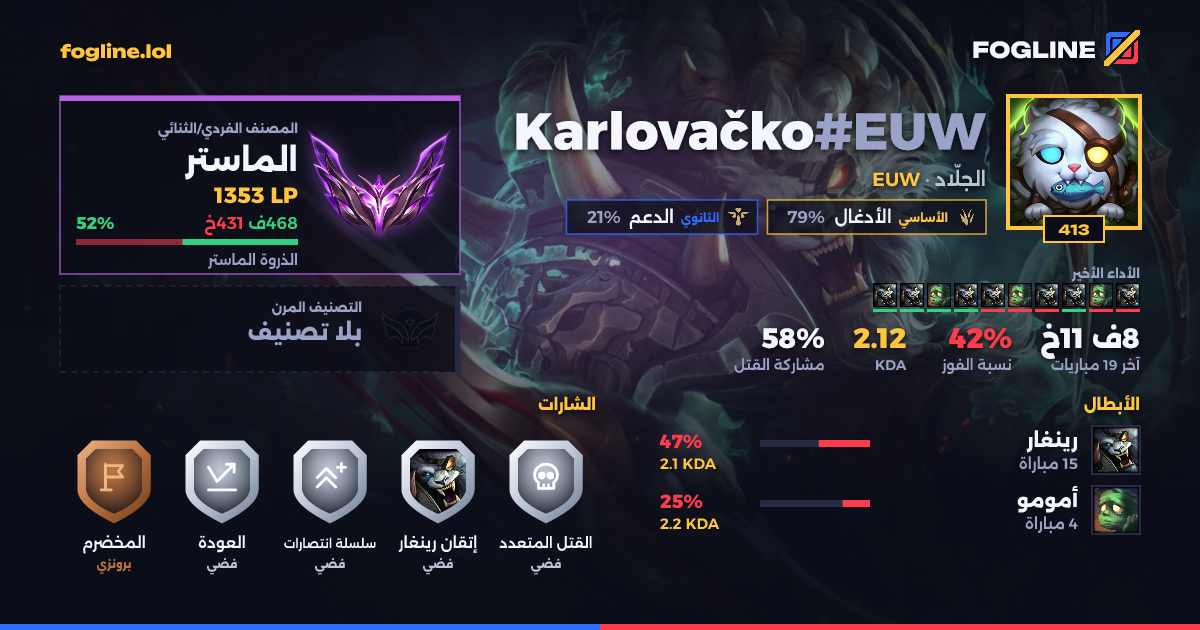 بطاقة المشاركة
