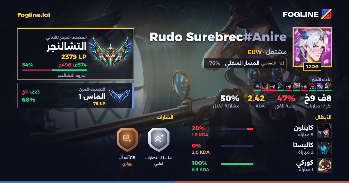 بطاقة المشاركة