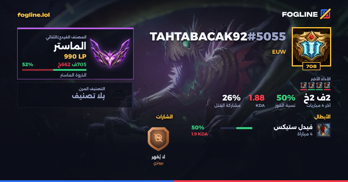 بطاقة المشاركة