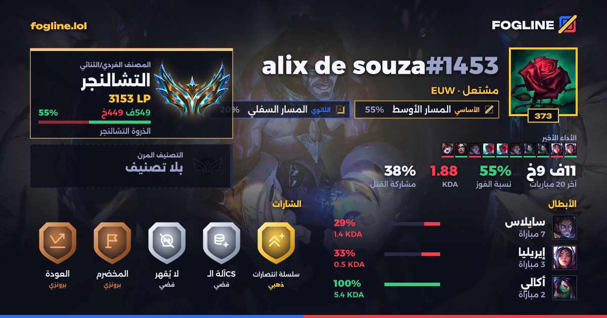 بطاقة المشاركة