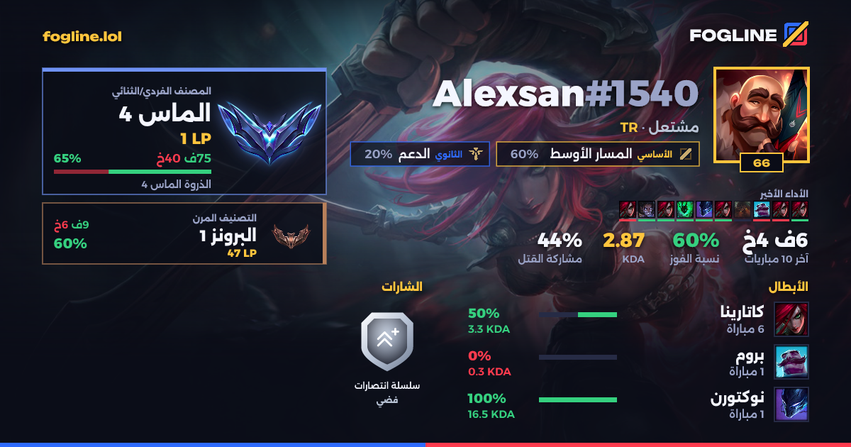 بطاقة المشاركة