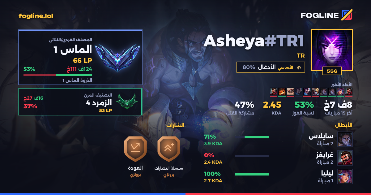 بطاقة المشاركة