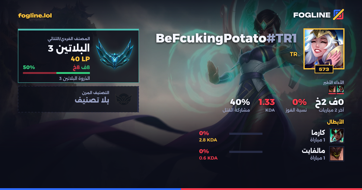 بطاقة المشاركة