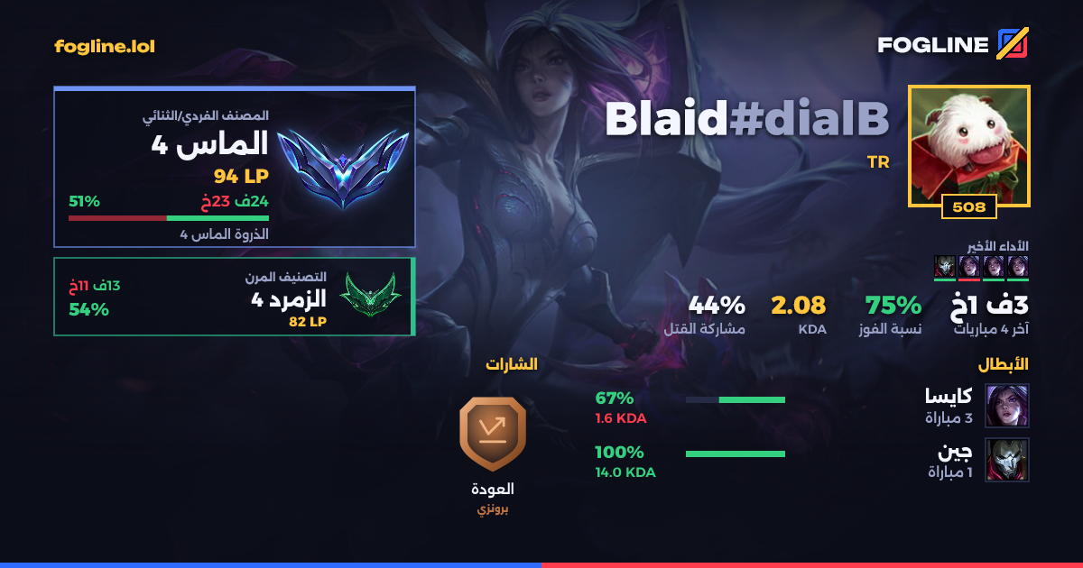 بطاقة المشاركة