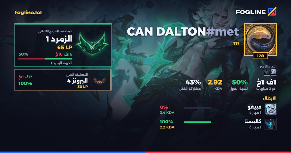 بطاقة المشاركة