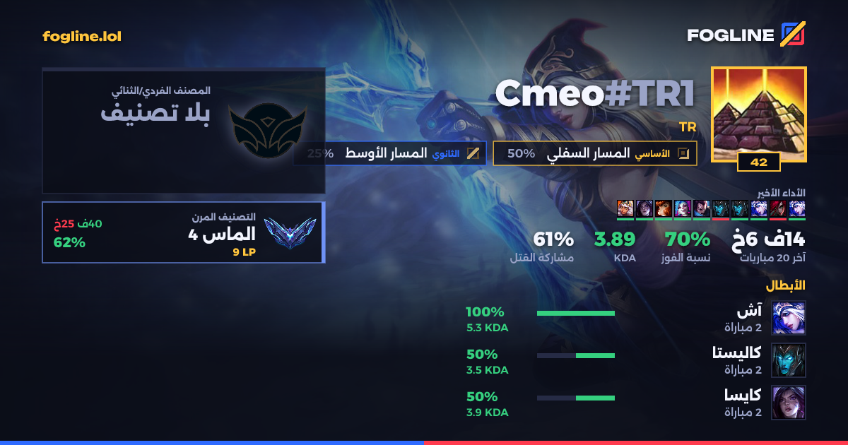 بطاقة المشاركة