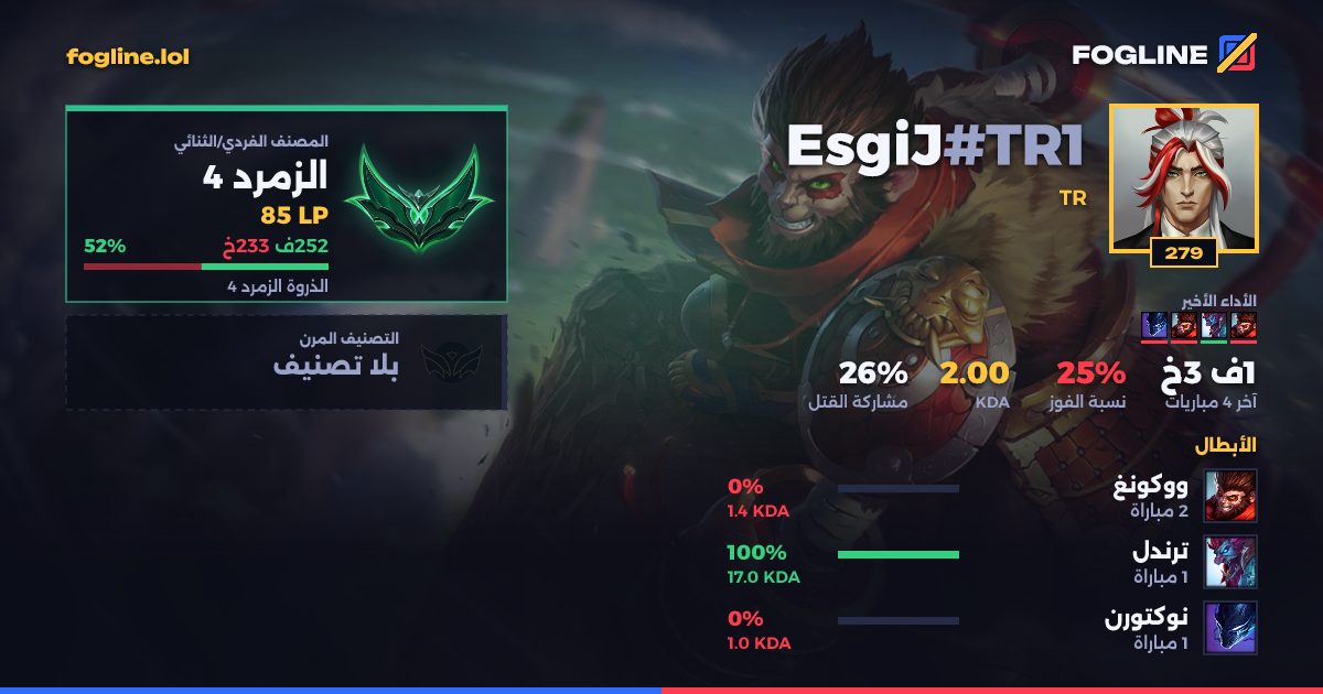 بطاقة المشاركة