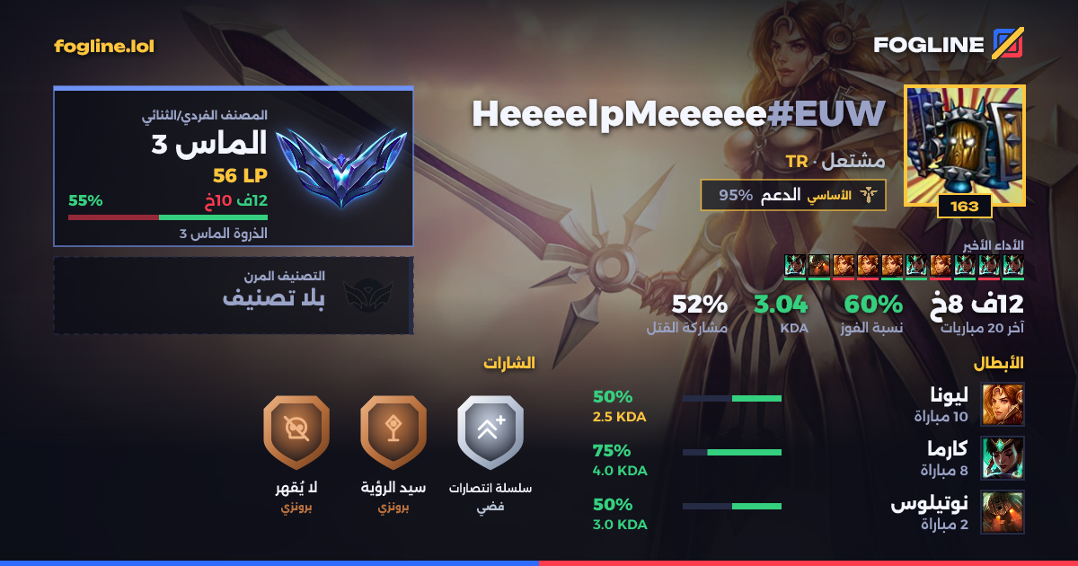 بطاقة المشاركة
