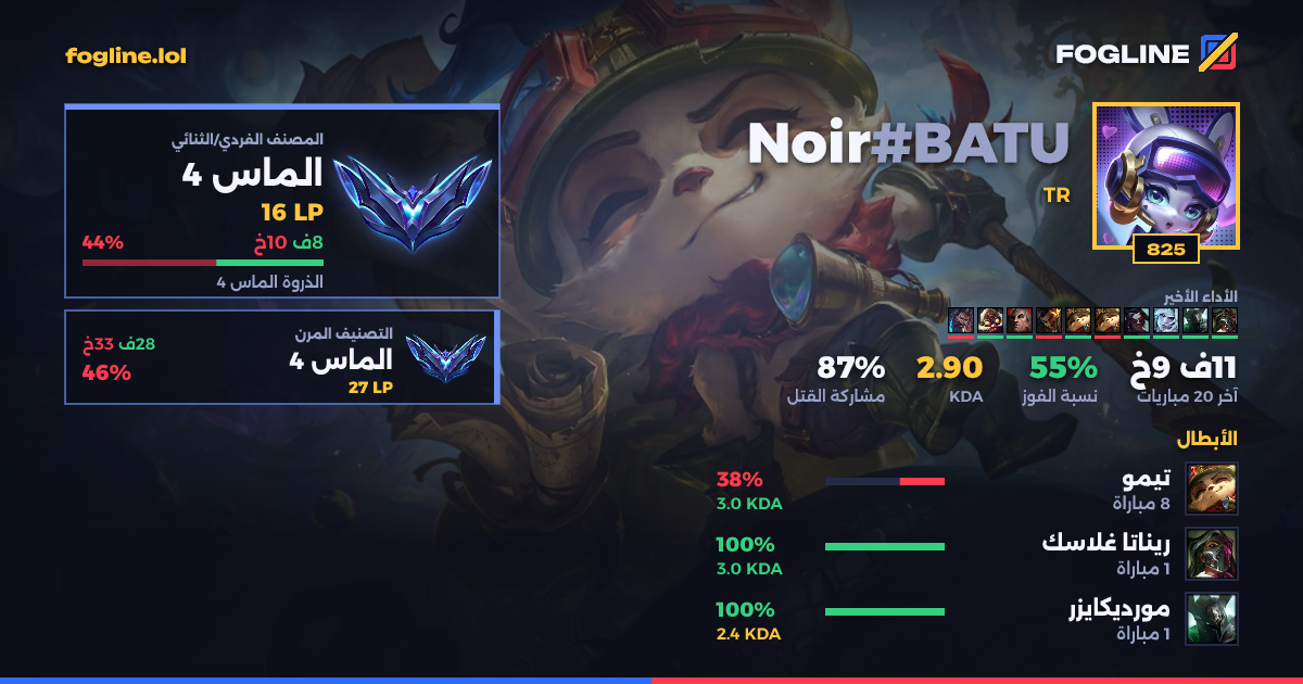 بطاقة المشاركة