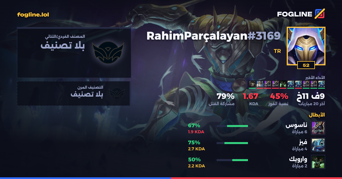 بطاقة المشاركة