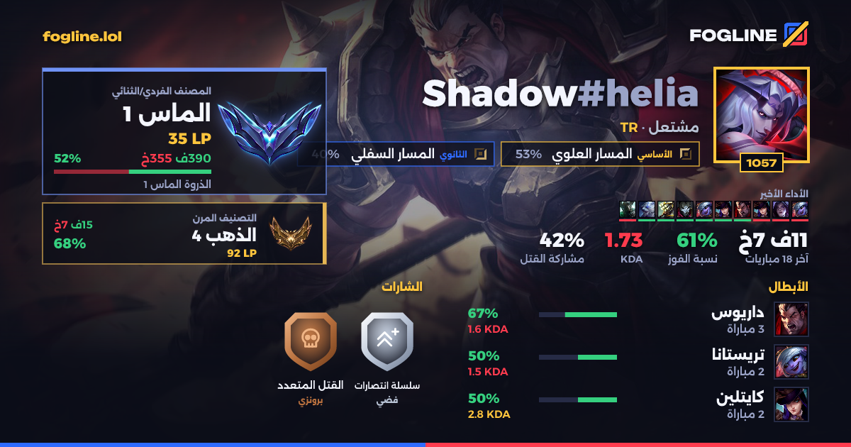 بطاقة المشاركة