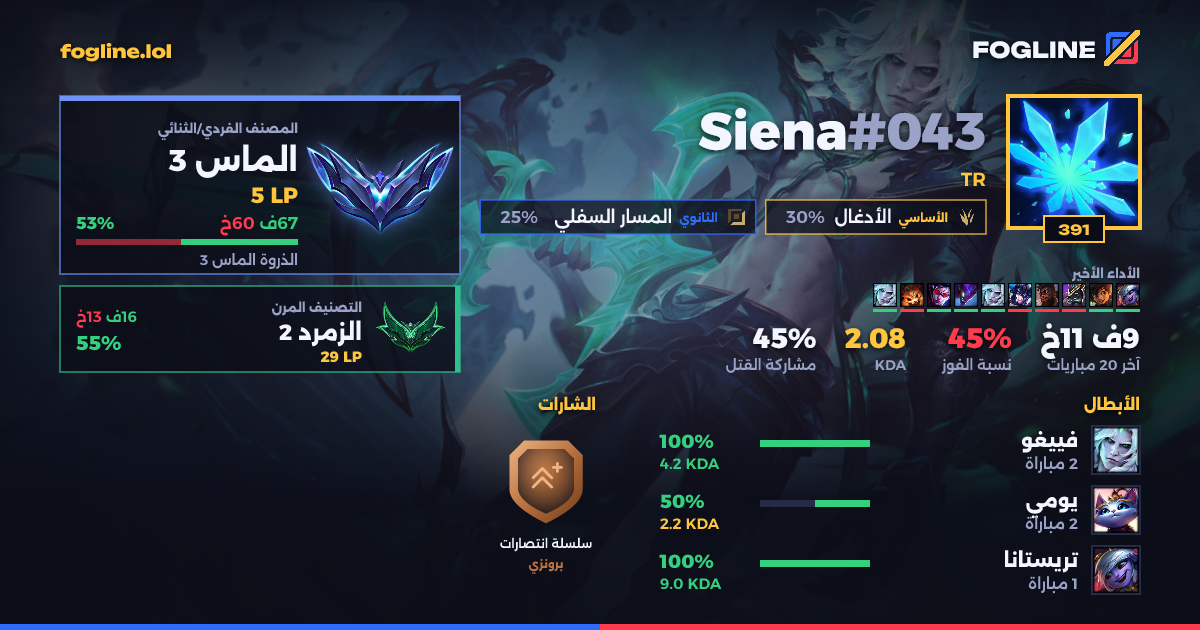بطاقة المشاركة
