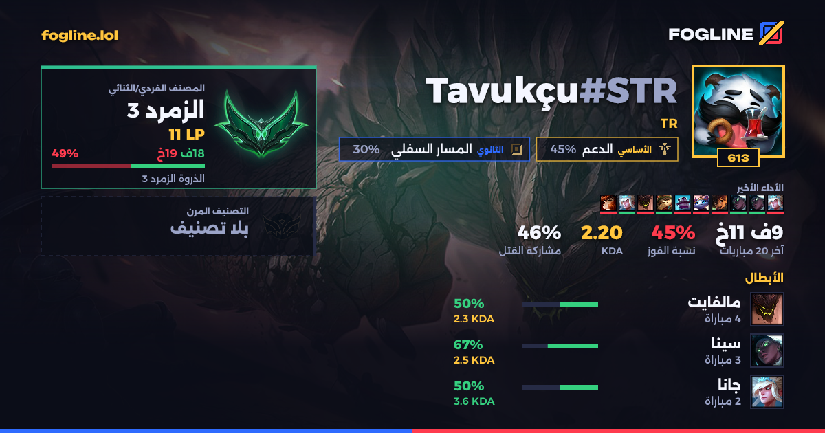 بطاقة المشاركة