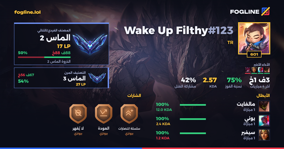 بطاقة المشاركة