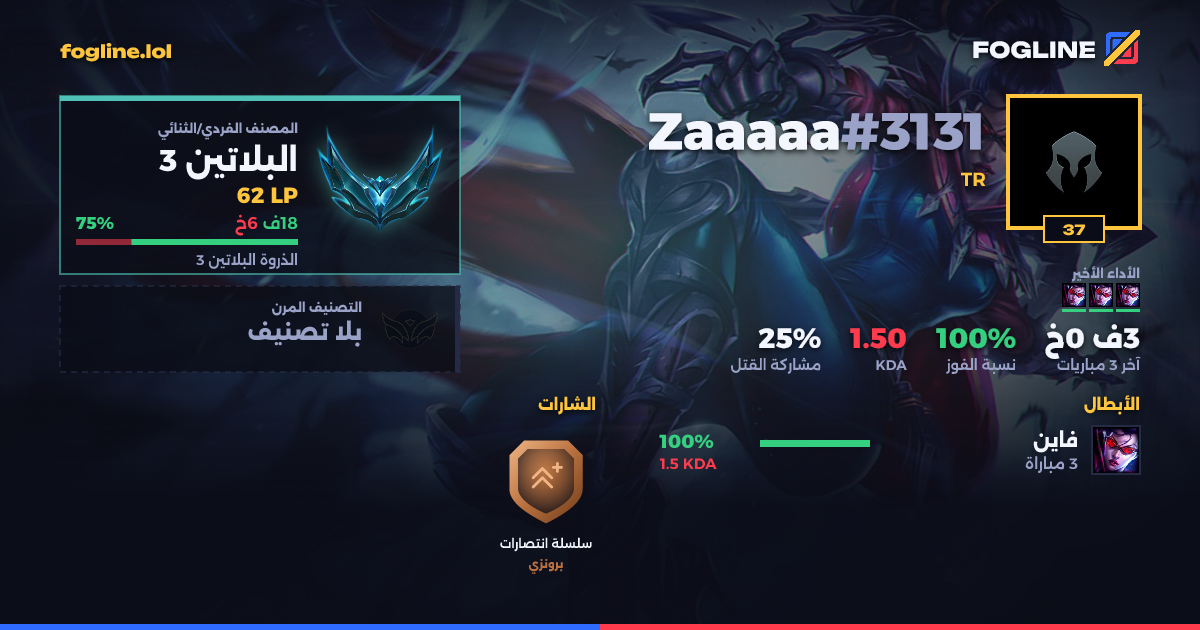 بطاقة المشاركة