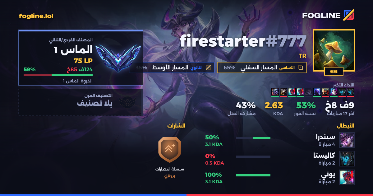 بطاقة المشاركة