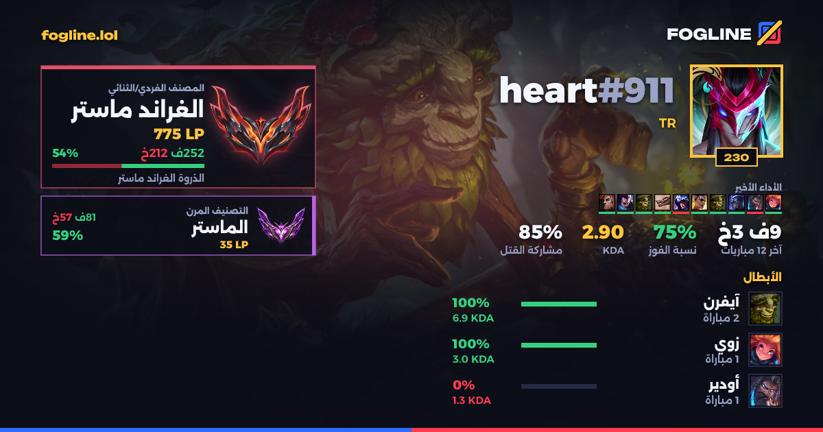 بطاقة المشاركة