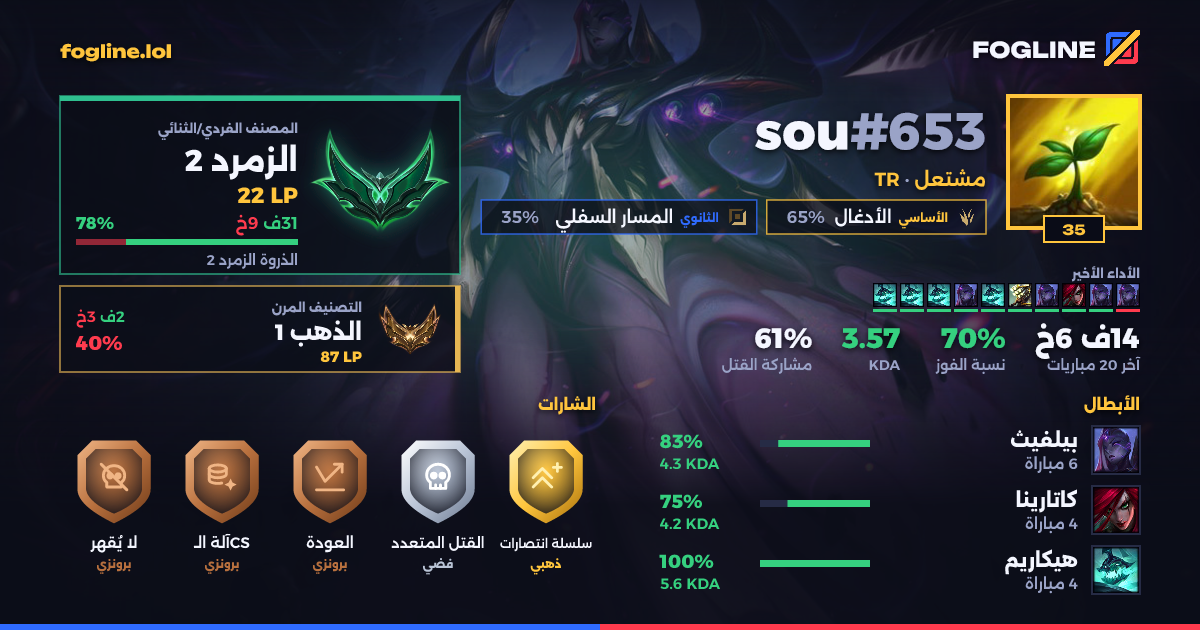 بطاقة المشاركة