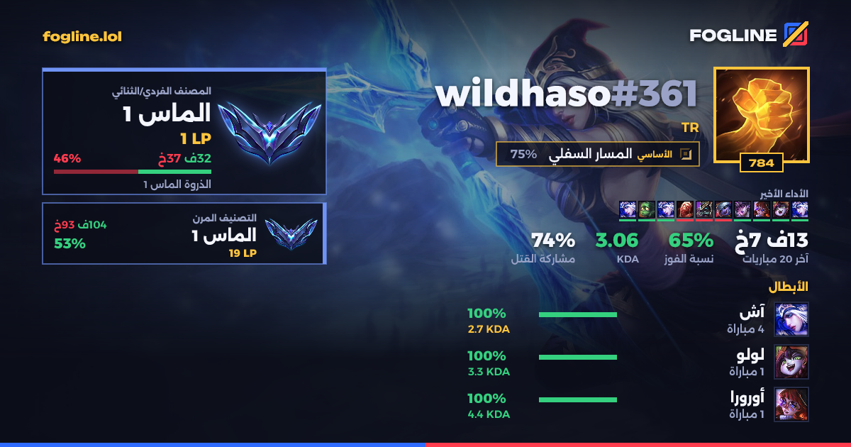 بطاقة المشاركة